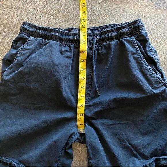 American Eagle Flex Shorts Black Small Elastic Waist Cotton - Picture 6 of 8